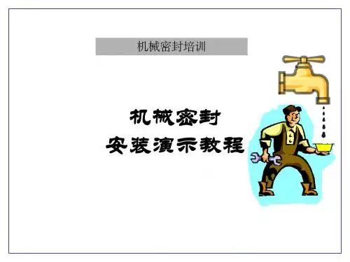 机械密封安装过程演示