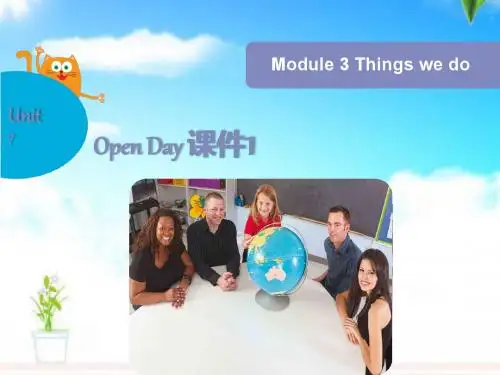 最新沪教版小学英语五年级下册Module 3 Unit 7 Open Day 公开课课件1