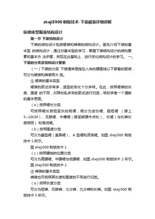 sheji5900制版技术-下装裙装详细讲解