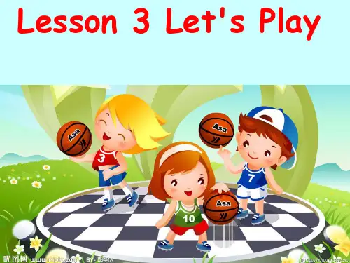 六年级下册英语课件-Lesson 3 Let's Play.｜冀教版(三起) (共25张PPT)
