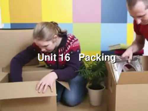商务英语基础 Unit 16   Packing 包装 课件