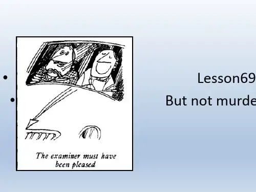 新概念英语第二册Lesson 69 (共63张PPT)