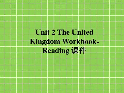 人教版高中英语必修五《Unit 2 The United Kingdom》Workbook-Reading 课件