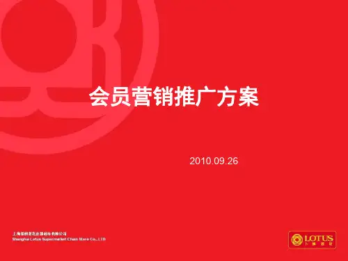 会员营销方案.ppt