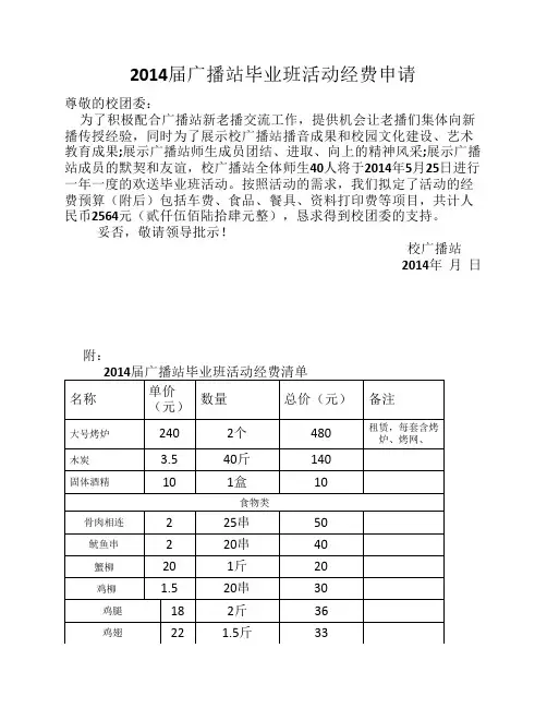 2014申请书