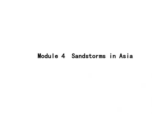 2019届一轮复习外研版必修3 Module 4 Sandstorms in Asia课件(共19张)
