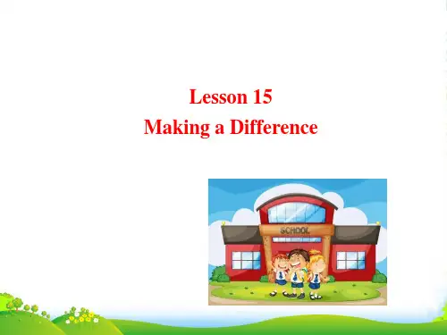 冀教版七年级英语下册Unit 3 School Life Lesson 15优质课课件
