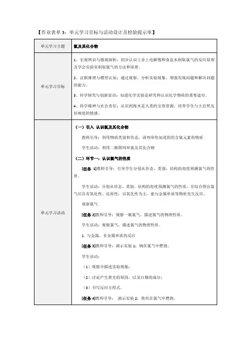氯及其化合物