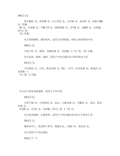 民间绝妙验方偏方秘方2
