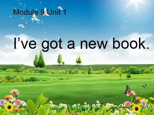 三年级英语下册课件-Module 9 Unit 1 I've got a new book194-外研版（三起）