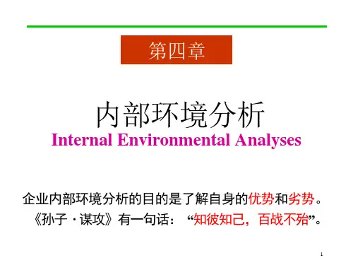 内部环境分析讲义课件
