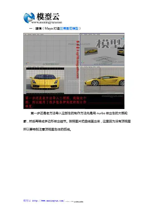 Maya打造兰博基尼跑车模型