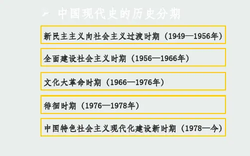 部编版 人教版八年级历史下册第一、二单元复习课ppt课件