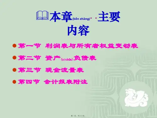 第15章财务报告共80张PPT