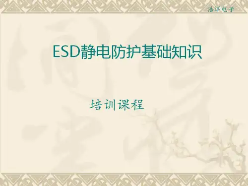 ESD静电防护知识培训