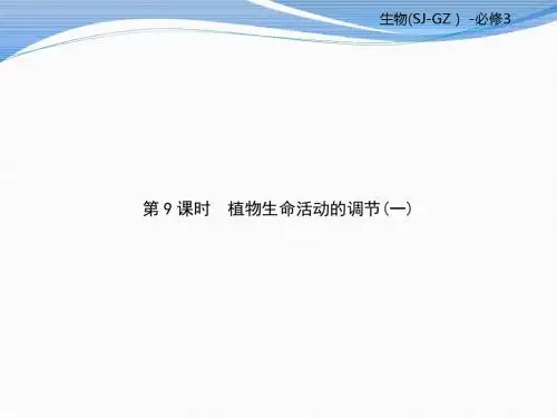2017-2018学年苏教版必修三 植物生命活动的调节(一) 课件(98张)