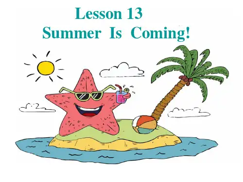 六年级英语下册课件-Lesson 13 Summer Is Coming!（84）-冀教版