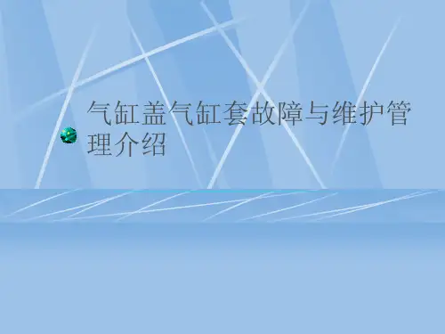 气缸盖气缸套故障与维护管理介绍.ppt