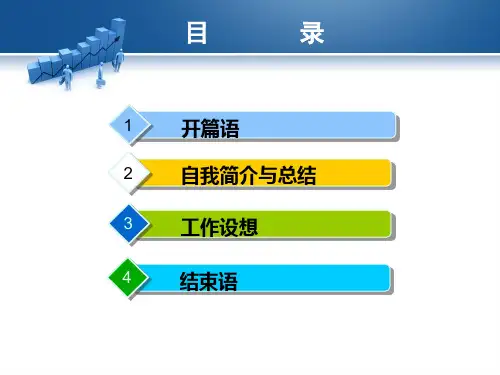 财务部副经理竞聘稿PPT