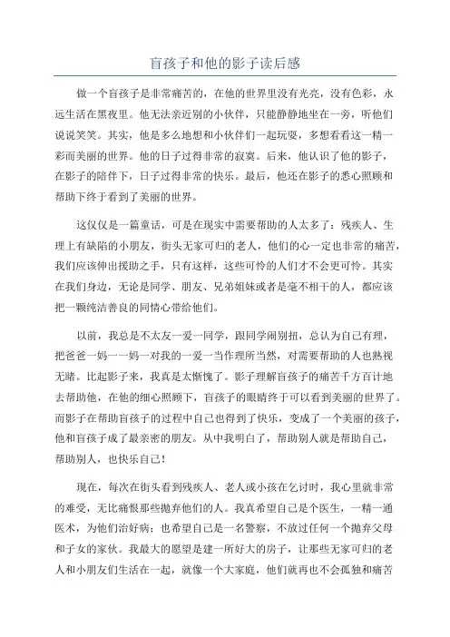 盲孩子和他的影子读后感