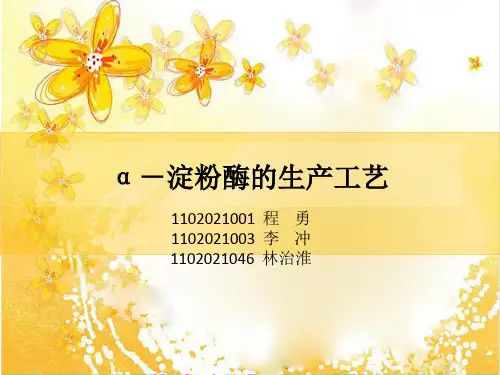 α-淀粉酶的生产工艺1综述