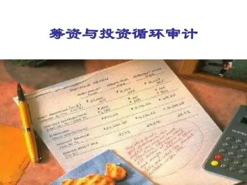筹资与投资循环审计(PPT 49张)