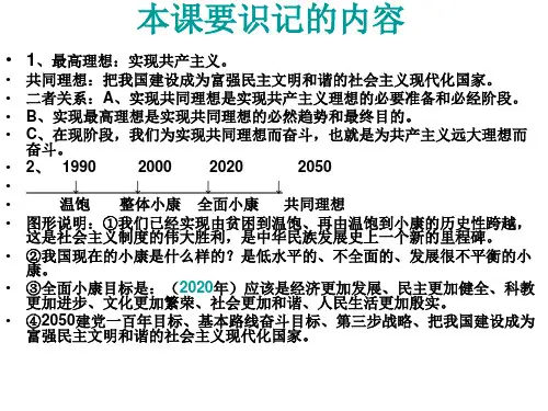 九年级政治实现我们的共同理想1(PPT)3-2