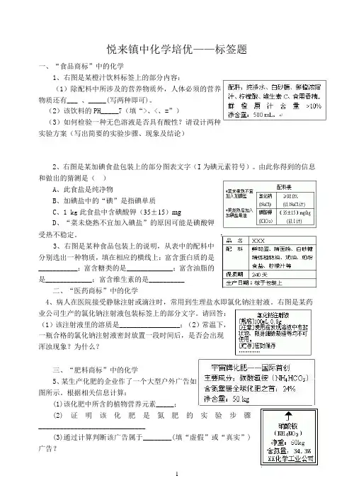 标签题