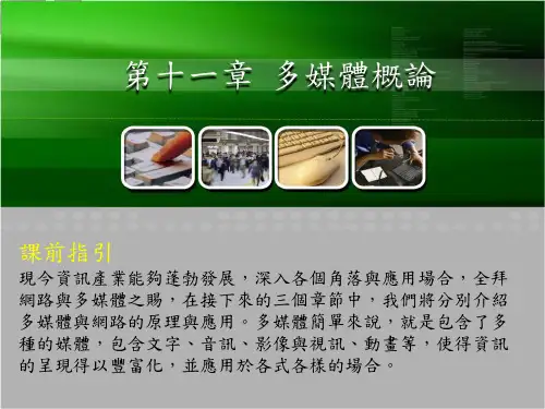 多媒体概论
