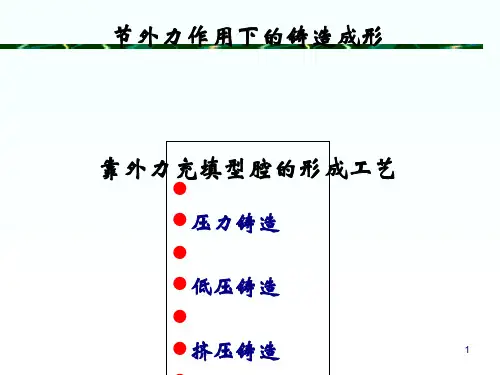 金属铸造形成的工艺过程(ppt 45页)