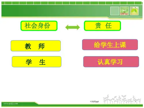 不同身份有不同责任定
