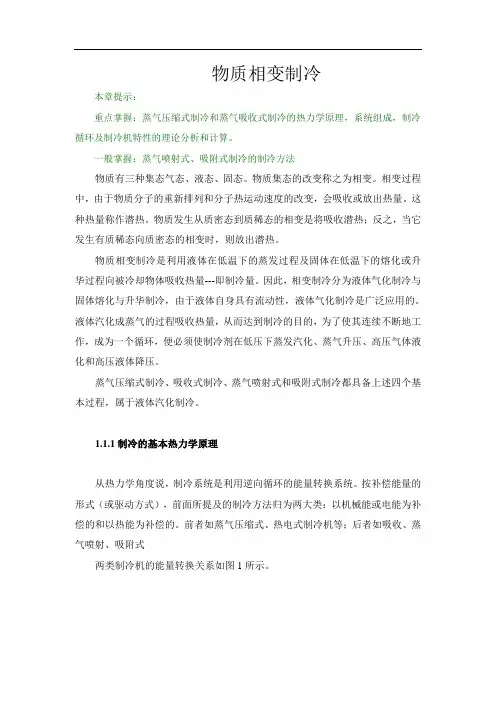 物质相变制冷技术