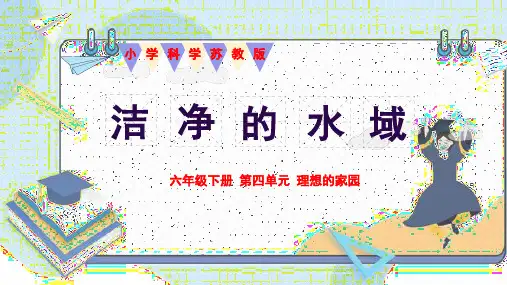 (新苏教版六年级科学下)《清洁的水域》