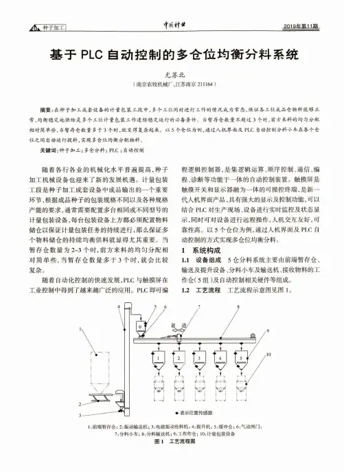 基于plc自动控制的多仓位均衡分料系统