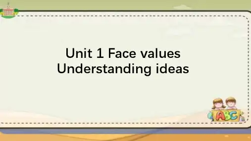 外研版 高中英语选择性必修第三册 Unit1 Lessons2 Understanding