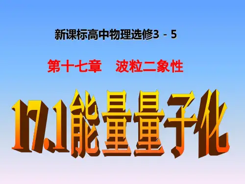 高中物理选修3-5：17.1_能量量子化_LI