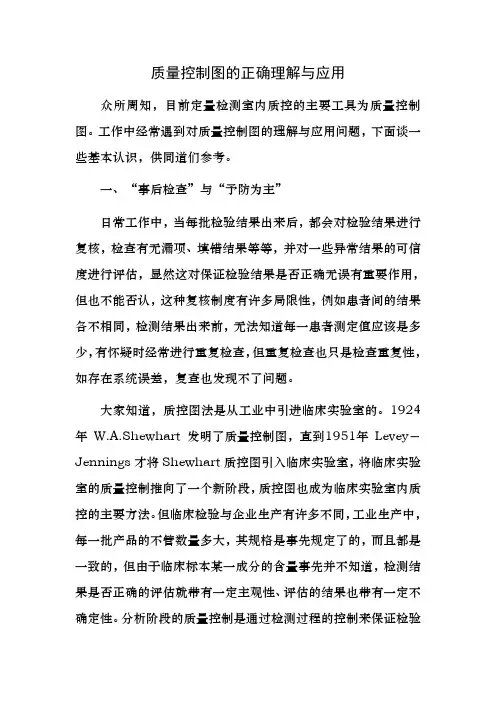 质量控制图的正确理解和应用
