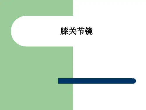 膝关节镜参考PPT