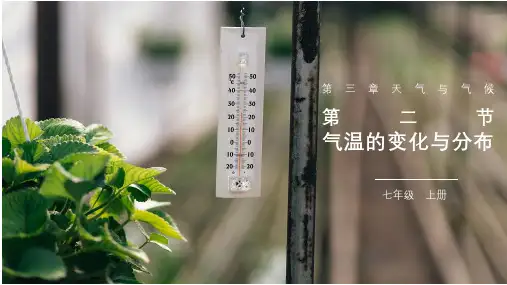 3.2气温的变化与分布课件(共17张PPT) 人教版地理七年级上册