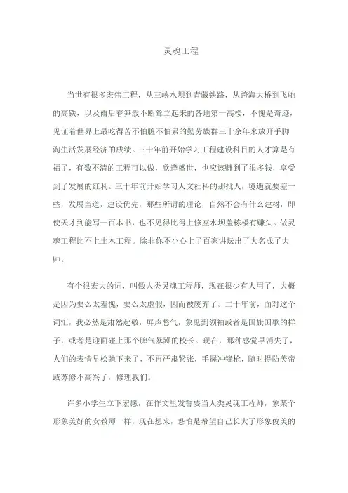 灵魂工程