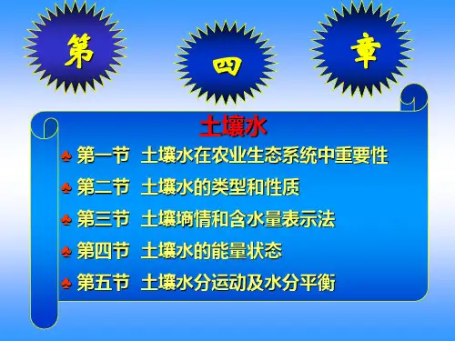 土壤水分