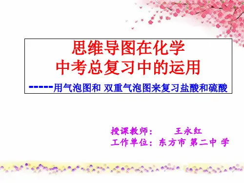 2018届海南省东方市中考化学二轮复习---思维导图在化学复习中的运用盐酸和硫酸(复习课)课件 (共
