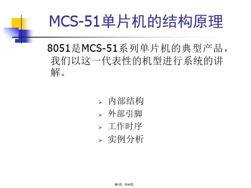 单片机结构(共46张PPT)