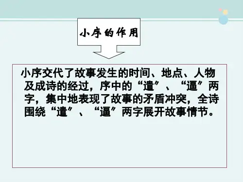精选 《孔雀东南飞并序》课文详细解析完整教学课件PPT