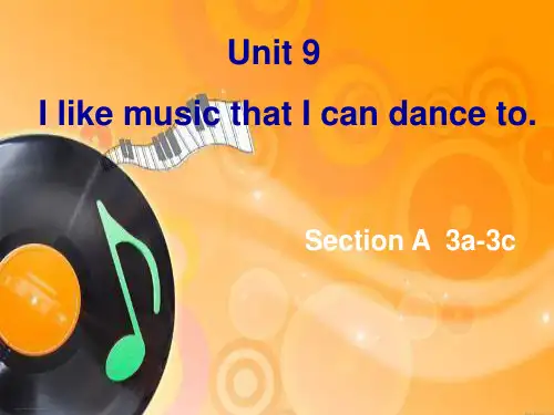人教版九年级英语Unit9 Section A(3a-3C)课件(共13张)