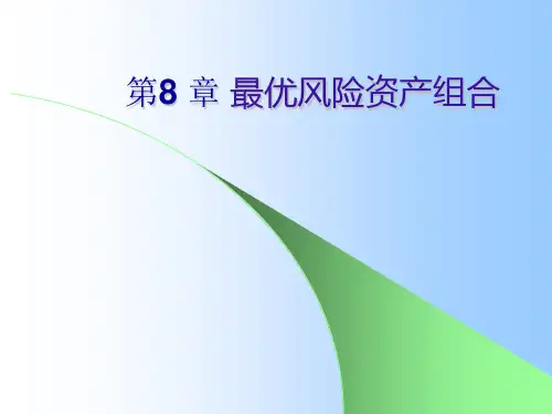第八章资产组合理论