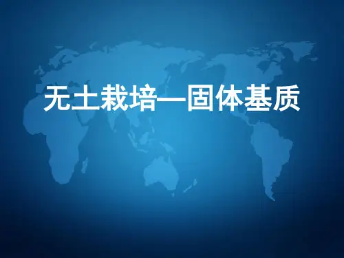 无土栽培固体基质