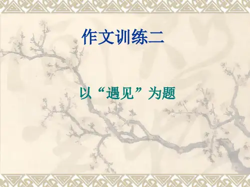 遇见作文讲评(正式))【优质PPT】