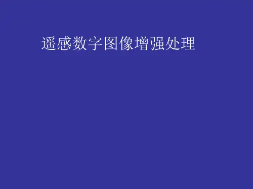 第三章遥感数字图像增强处理