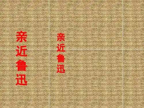 小学语文《鲁迅阅读》课外资料